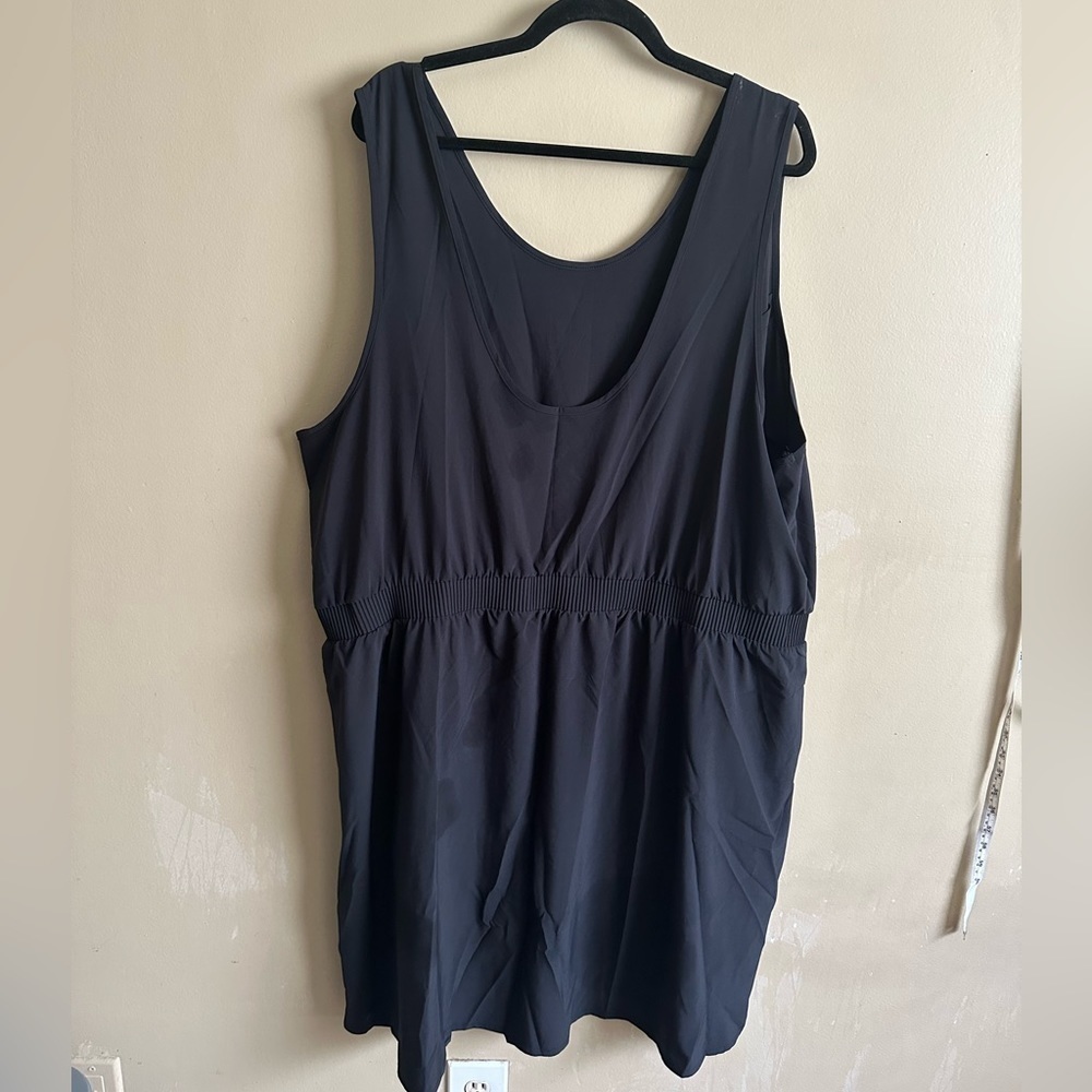 All in Motion Black Midi Activewear Dress Size 4X Women Plus - Picture 2 of 6